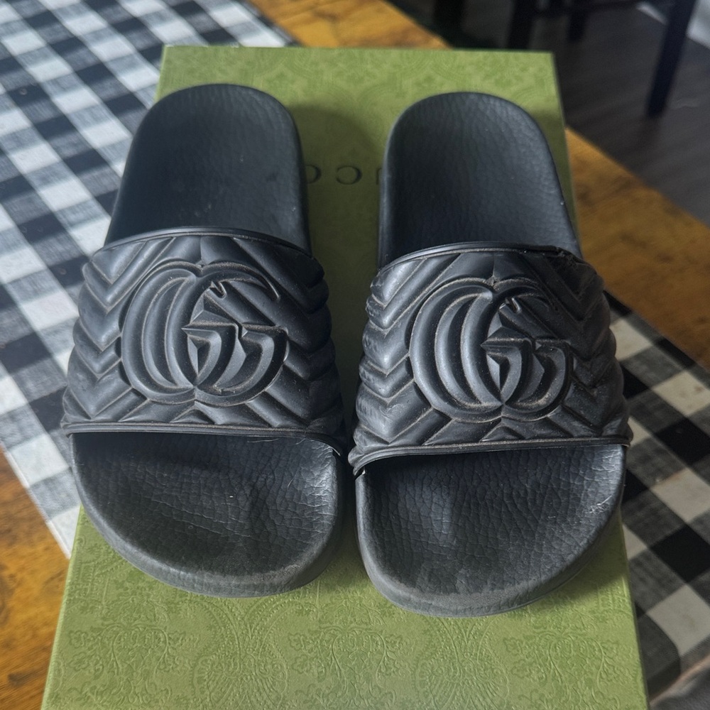 Authentic Gucci Black Sandals